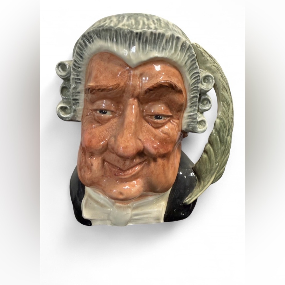 Large Toby Character Jug,The Lawyer D6498, Royal Doulton, Made in England, RD-19
